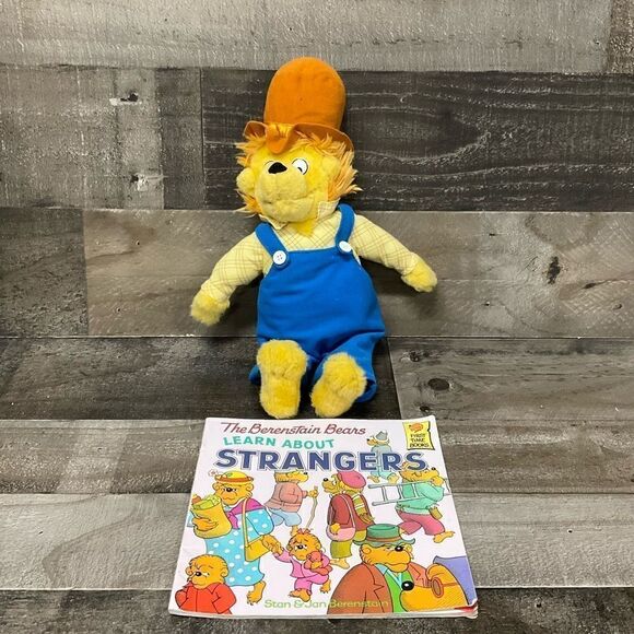 Vintage Papa Bear Berenstain Bears KellyToy (With Book) - Picture 1 of 8